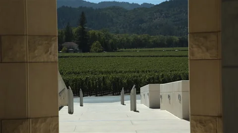 Entrance to winery Stock Footage 45252013