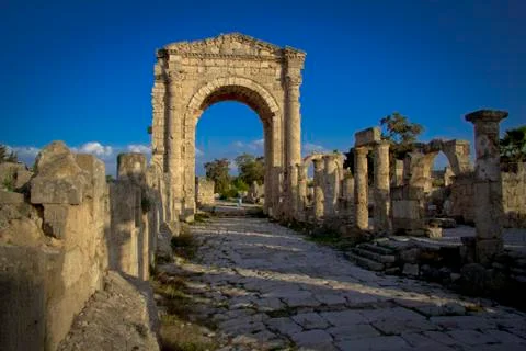 The entrence of Tyre 스톡 사진