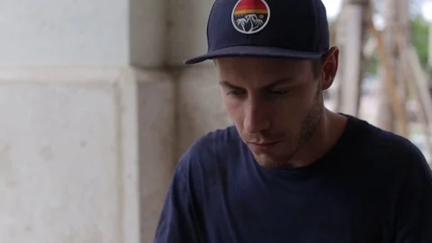 Entrepreneur Focused On Computer Work Stock Footage 76483921