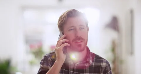 Entrepreneur, mobile conversation and chat for negotiation, offer or talk Stock Footage 301251101