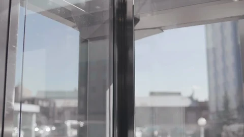 Entrepreneur taking elevator Stock Footage 121156789