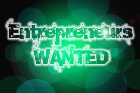 Entrepreneurs wanted concept Stock Illustration