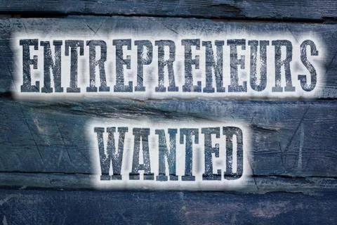 Entrepreneurs wanted concept Stock Illustration