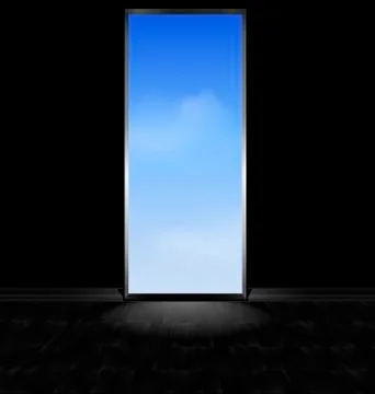 Entry and heaven Stock Illustration