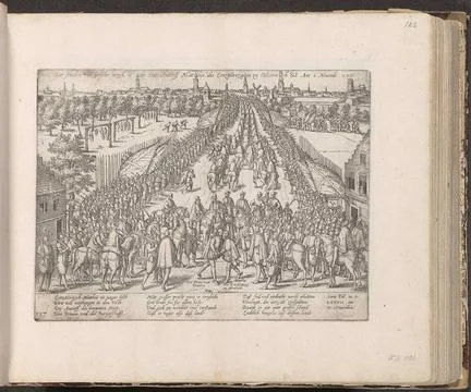 Entry of Archduke Matthias in Antwerp, 1577; GAR Stattlich und Herlicher I... Stock Photos