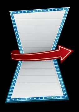 Entry blank neon Stock Illustration