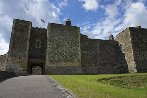 Entry to Dover Castle Stock Photos