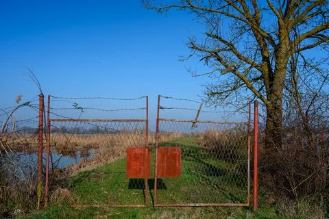 Entry forbidden! Stock Photos