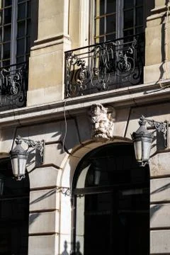 Entry of a French building Stock Photos