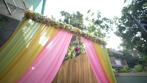 Entry Gate  Decor Stock Footage 247262277