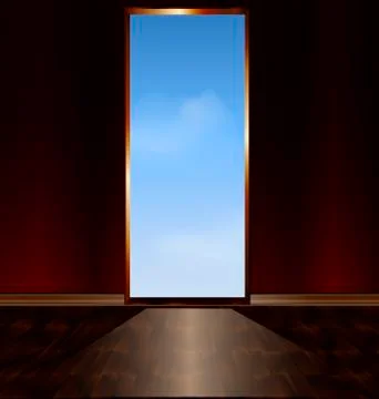 Entry into heavens Stock Illustration