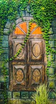 An entry into nature Stock Photos
