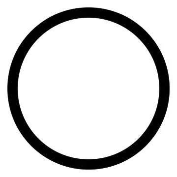 Entry sign vector illustration. Black circle background. Illustrazione stock