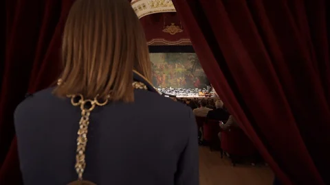 Entry Theater Stock Footage 128818876