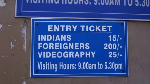 Entry-ticket-prices Stock Footage 83639588