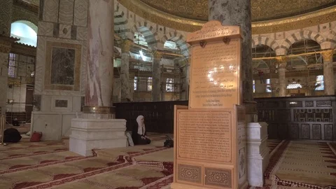 Entryway of the Dome of the Rock 動画素材 82595308