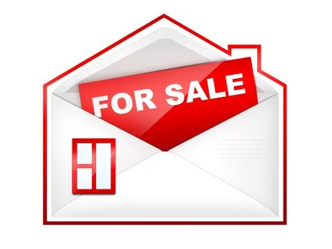 Envelop - For Sale Stock Illustration
