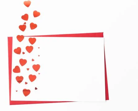 Envelope against white background Stock Photos