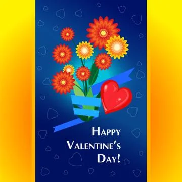 Envelope and heart Stock Illustration