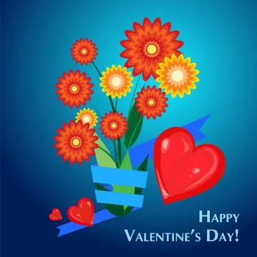 Envelope and heart Stock Illustration