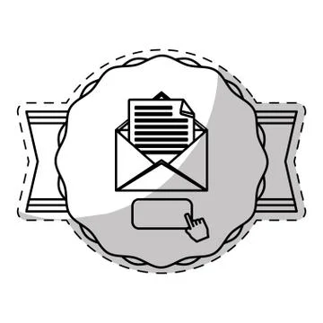 Envelope and mail design Ilustração Stock