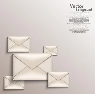 Envelope background Stock Illustration