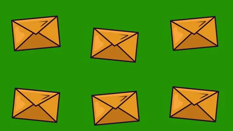 Envelope background rotation animation. Stock Footage 254798761