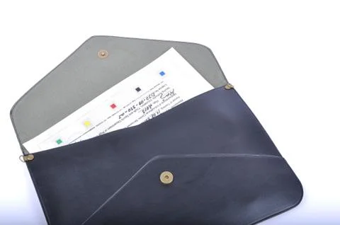 Envelope bag Stock Photos