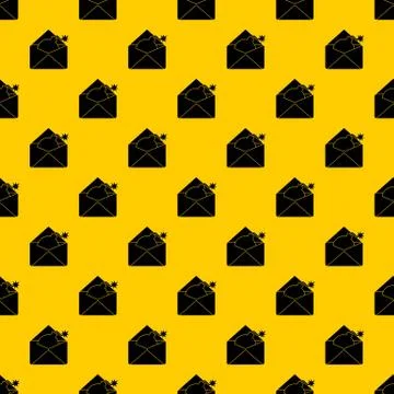 Envelope with bomb pattern vector 스톡 일러스트