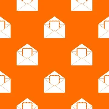 Envelope with card pattern seamless 스톡 일러스트