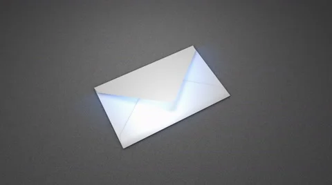 Envelope, concept animation, paper. Stock Footage 55336113