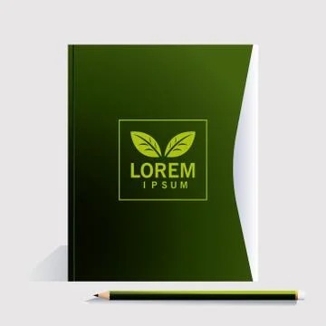 Envelope, corporate identity template on white background Stock Illustration
