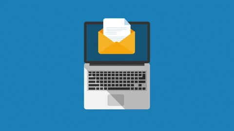 Envelope with documents motion animation concept Stock Footage 231336080