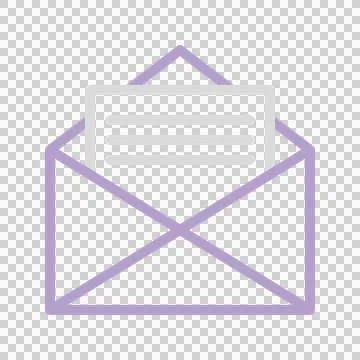 Envelope Dual Tone Icon. Editable Stroke. Can be used for website UI  Stock Illustration