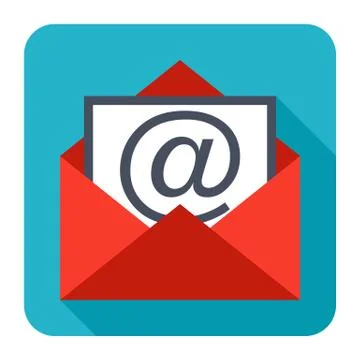 Envelope email icon Stock Illustration