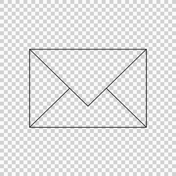 Envelope email message that can be used for sticker, social media, and etc. Stock Illustration