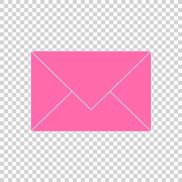 Envelope email message that can be used for sticker, social media, and etc. Stock Illustration