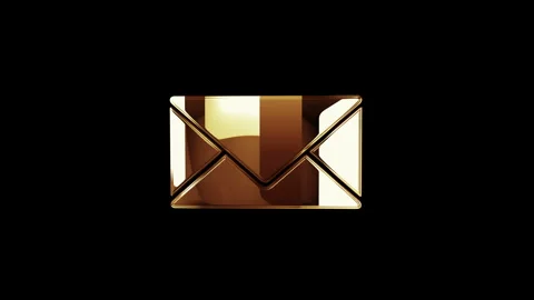 Envelope email symbol digital concept Stock Footage 317411266