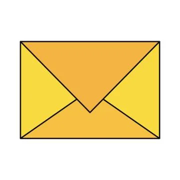Envelope email symbol isolated イラスト素材