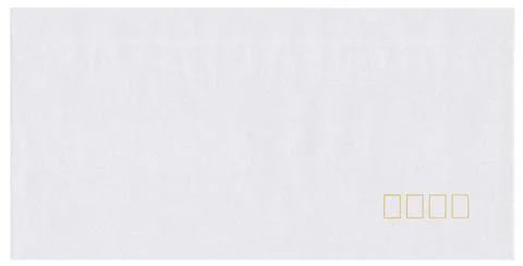 Envelope Envelope isolated on white with squares for post code Copyright: ... Stock-Fotos