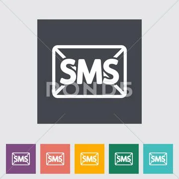 Envelope flat icon. Stock-Illustration