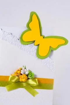 Envelope for greetings Stock Photos