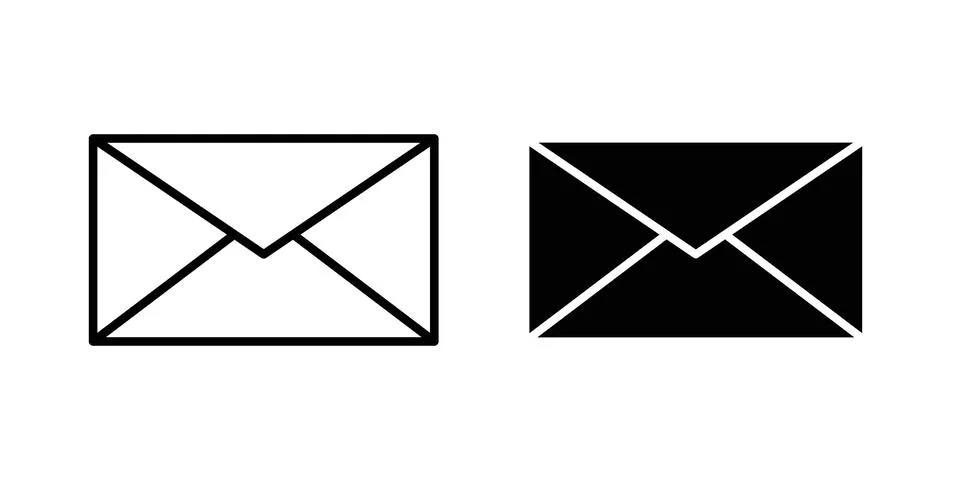 Envelope icon concept. best for web design 스톡 일러스트