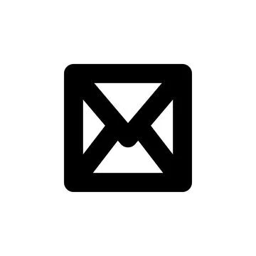 The envelope icon. Element of minimalistic icon for mobile concept and web apps Stock Illustration