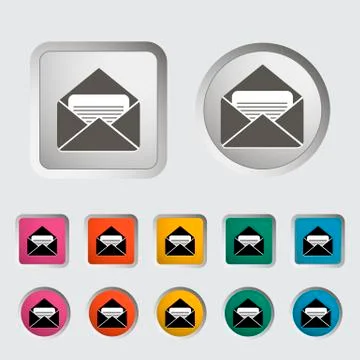 Envelope icon. Stock Illustration