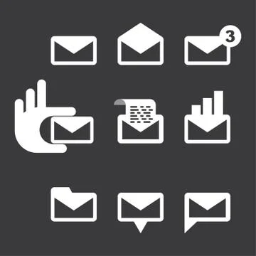 Envelope icon Stock Illustration