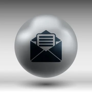Envelope Icon letter post email envelope Stock Illustration