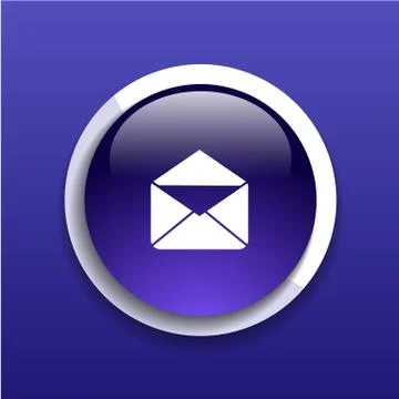 Envelope Icon letter post email envelope Stock Illustration