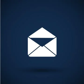 Envelope Icon letter post email envelope Stock Illustration
