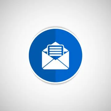 Envelope Icon letter post email envelope Stock Illustration